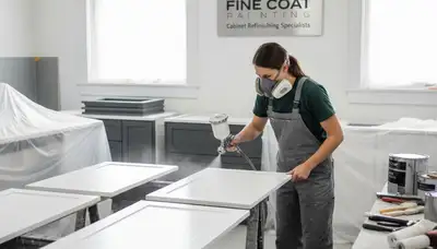 Cabinet painting in Virginia Beach, VA for durable, coastal-ready kitchen finishes