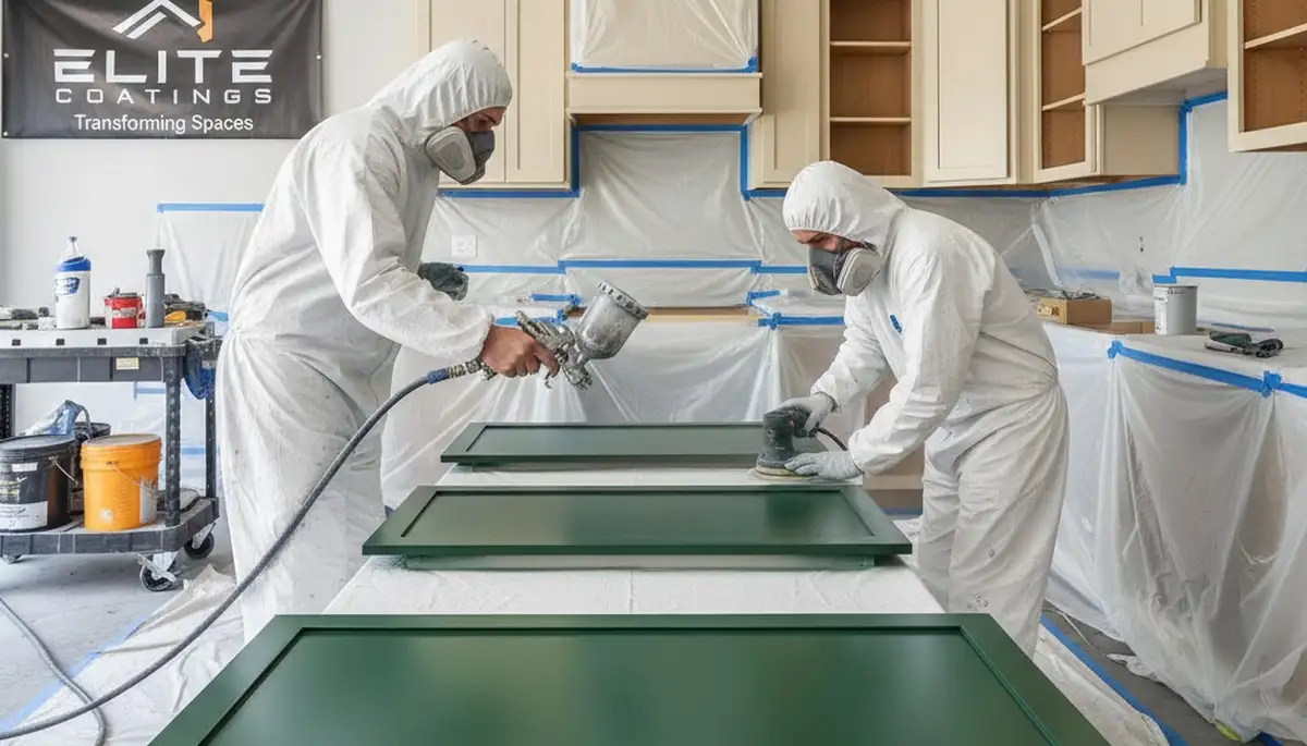 Cabinet painting service in Virginia Beach, VA for durable, coastal-ready kitchen finishes