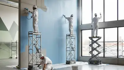 Commercial painting crew applying durable coatings in Virginia Beach, VA