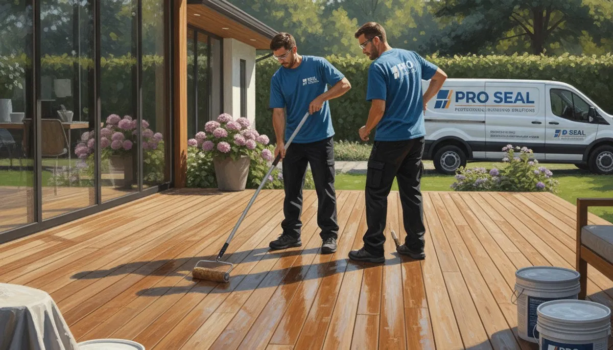 Virginia Beach, VA deck sealing by Virginia Beach Paint Pros for coastal wood protection
