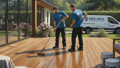 Virginia Beach, VA deck sealing by Virginia Beach Paint Pros for coastal wood protection