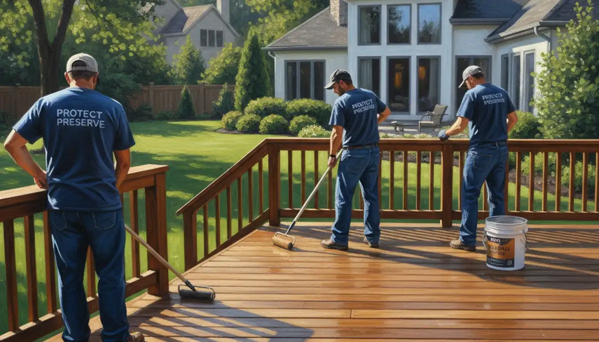 Virginia Beach, VA deck sealing service protecting wood from humidity, salt air, and sun