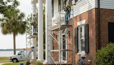 Painting contractors in Virginia Beach, VA providing professional interior and exterior house painting services