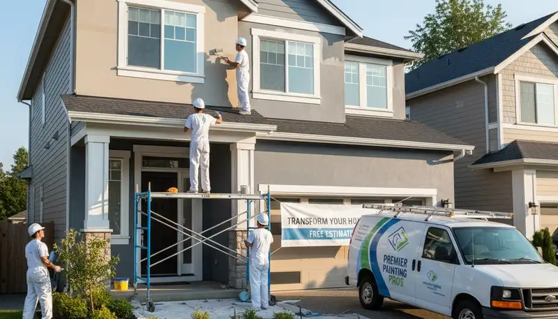 Virginia Beach house painters applying durable exterior paint in Virginia Beach, VA