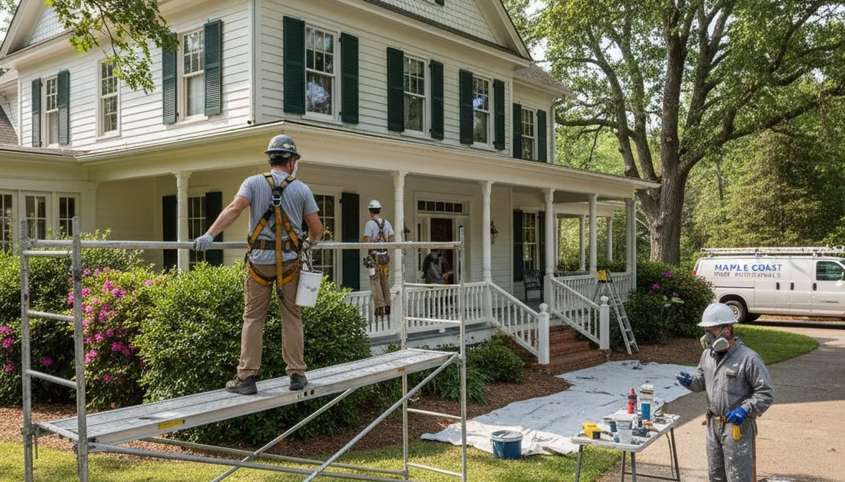 Professional painting contractor in Virginia Beach, VA providing interior and exterior house painting services