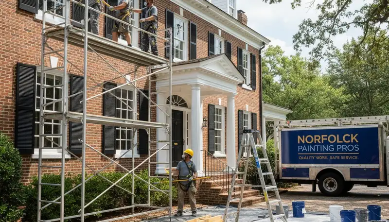 Painting contractors in Virginia Beach, VA delivering professional interior and exterior home painting services