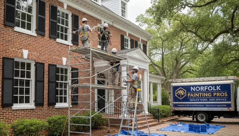 Painting contractors in Virginia Beach, VA providing professional interior and exterior painting services