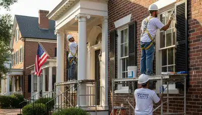 Professional painting contractors in Virginia Beach, VA providing interior and exterior painting services