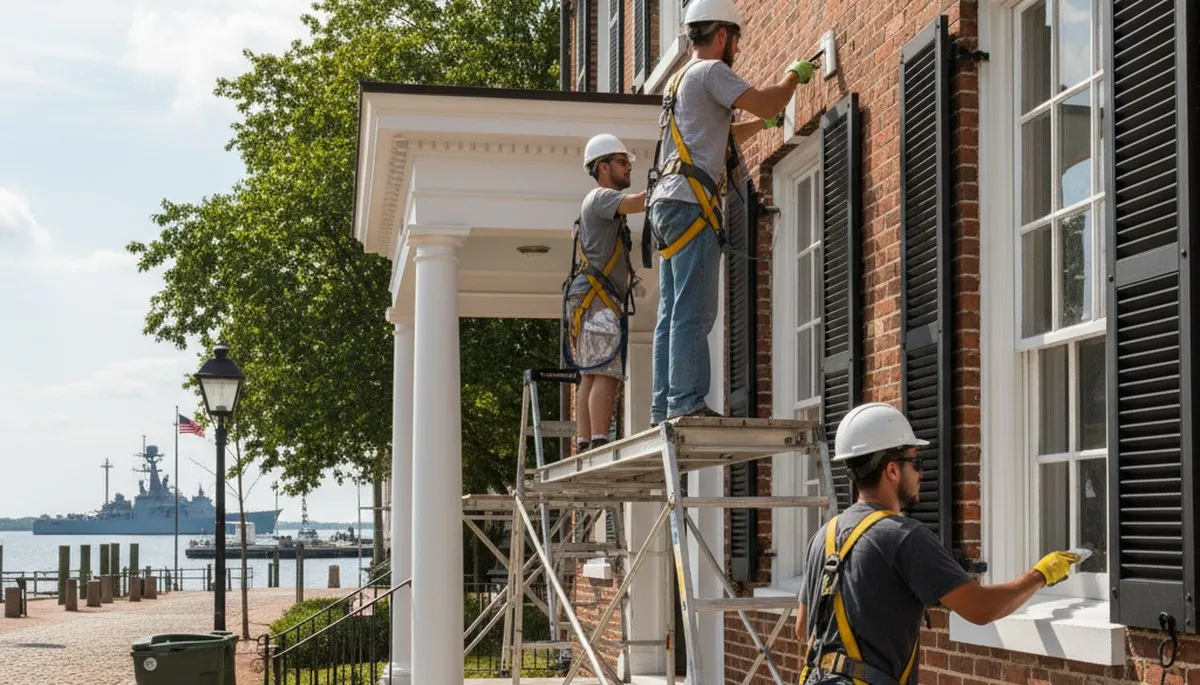 Virginia Beach, VA painting contractors providing professional interior and exterior painting services