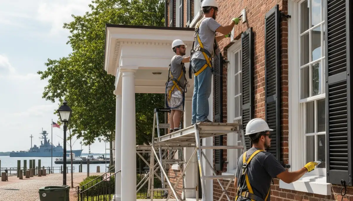 Virginia Beach, VA painting contractors providing professional interior and exterior painting services