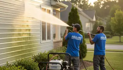 Vinyl siding pressure cleaning in Virginia Beach, VA removes algae and salt residue safely